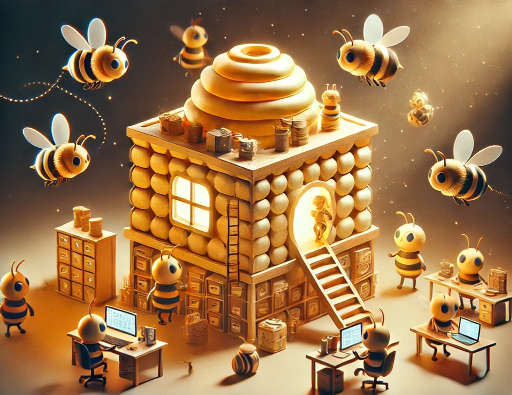 Een onderneming is als een bijenkorf